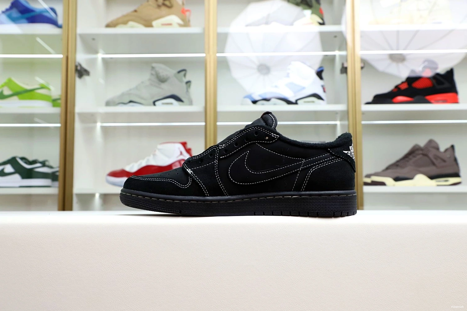 TRAVIS NIKE JORDAN X LOW SCOTT AIR “BLACK PHANTOM” 1 OG 0128